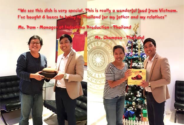 Ms. Pam and Ms. Chapoo from Indochina production company - Thailand love this dish so much